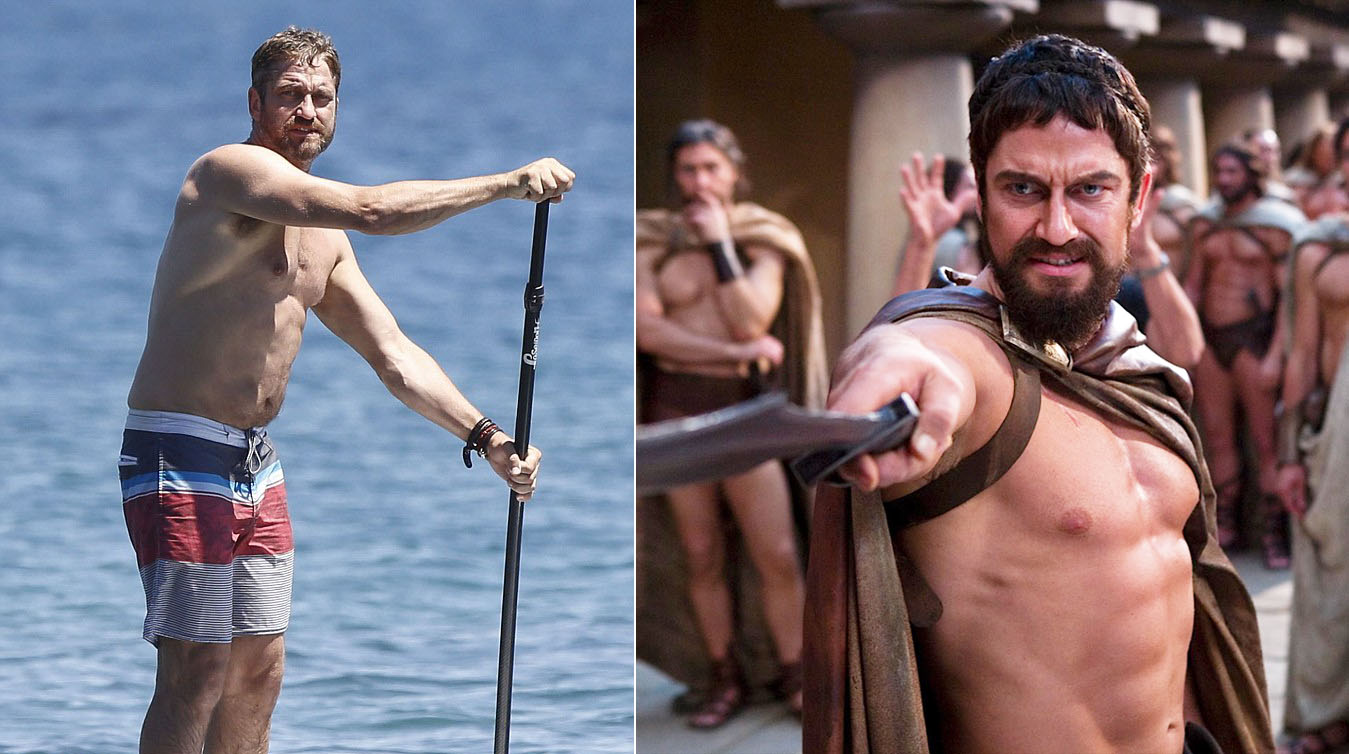 Así se ve Gerard Butler... ¡a ocho años de '300'! EstiloDF