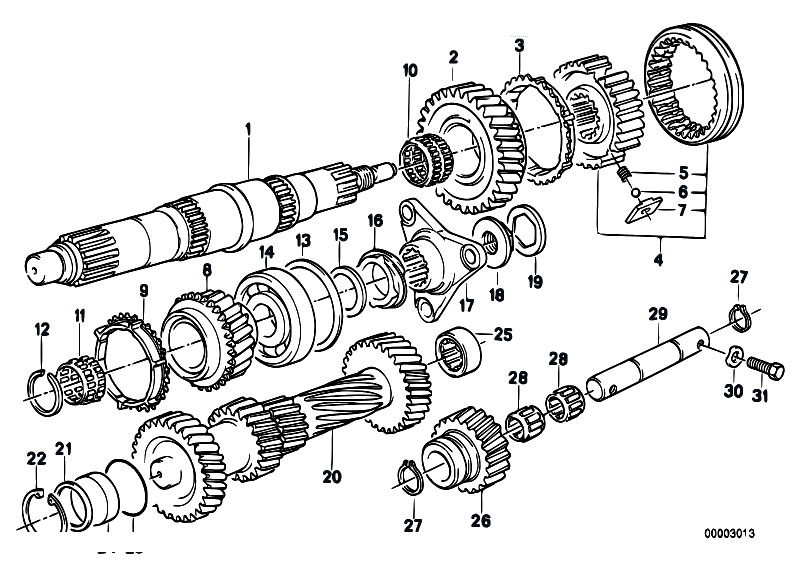 Original Parts for E34 524td M21 Sedan / Manual