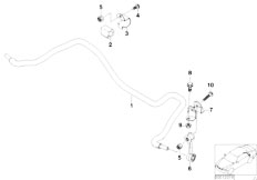Original Parts for E46 320d M47 Touring / Rear Axle/ Rear Axle Support