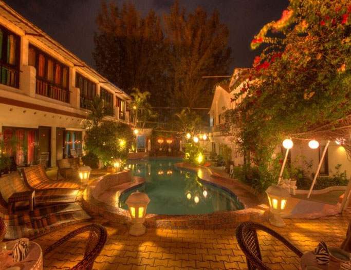 Private Beach Resorts in Goa Estrela Do Mar Beach Resort Goa Baga