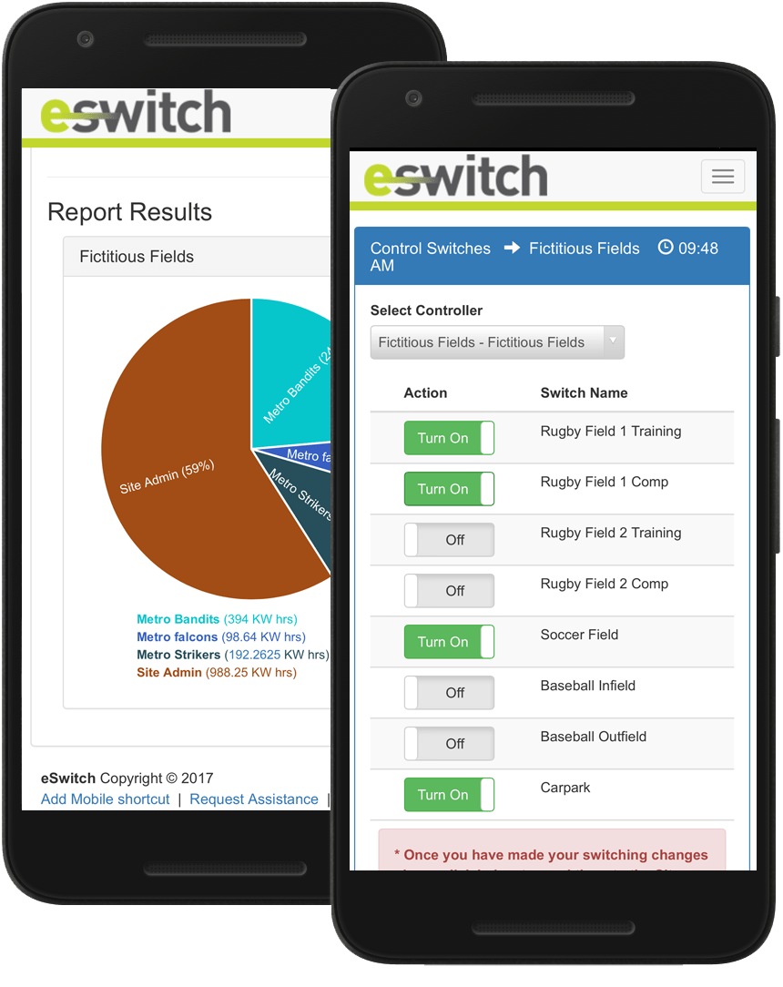 eSwitch Sports Lighting