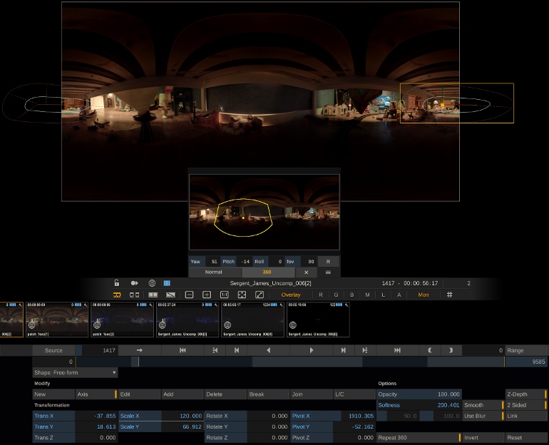 Etalonnage sous SCRATCH VR du Court Métrage SERGENT JAMES www