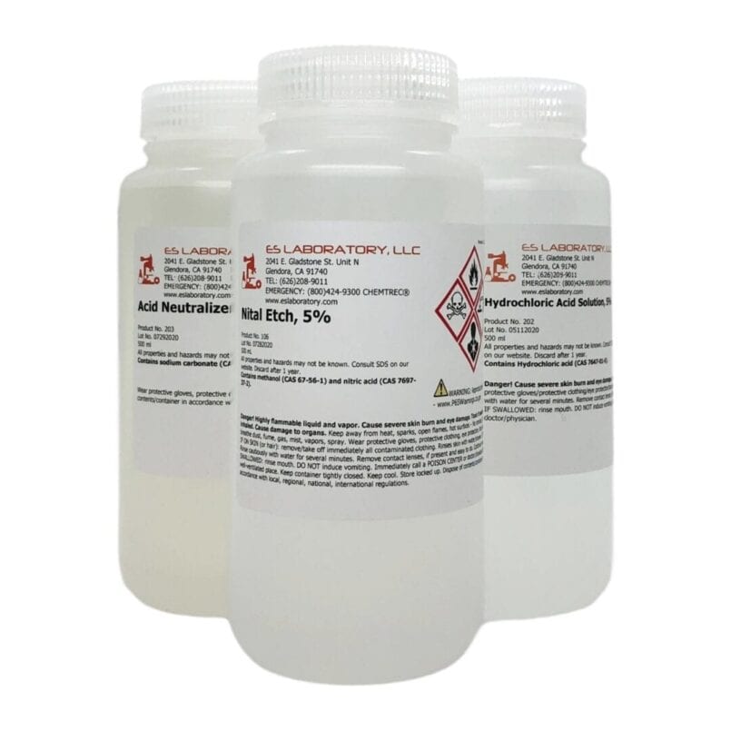 Nital Etch Test Kit Etchant Store