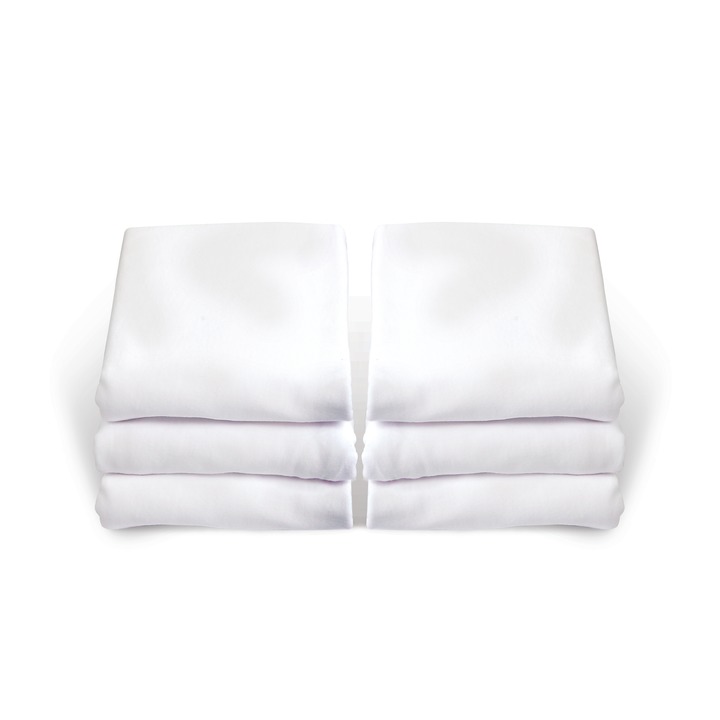 Crib Sheet (38"x24"x4"), White (O) Etcetera