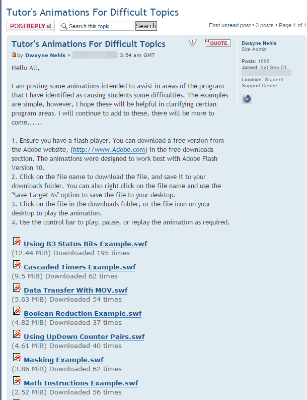 How to Use GBC Tech Student Forums