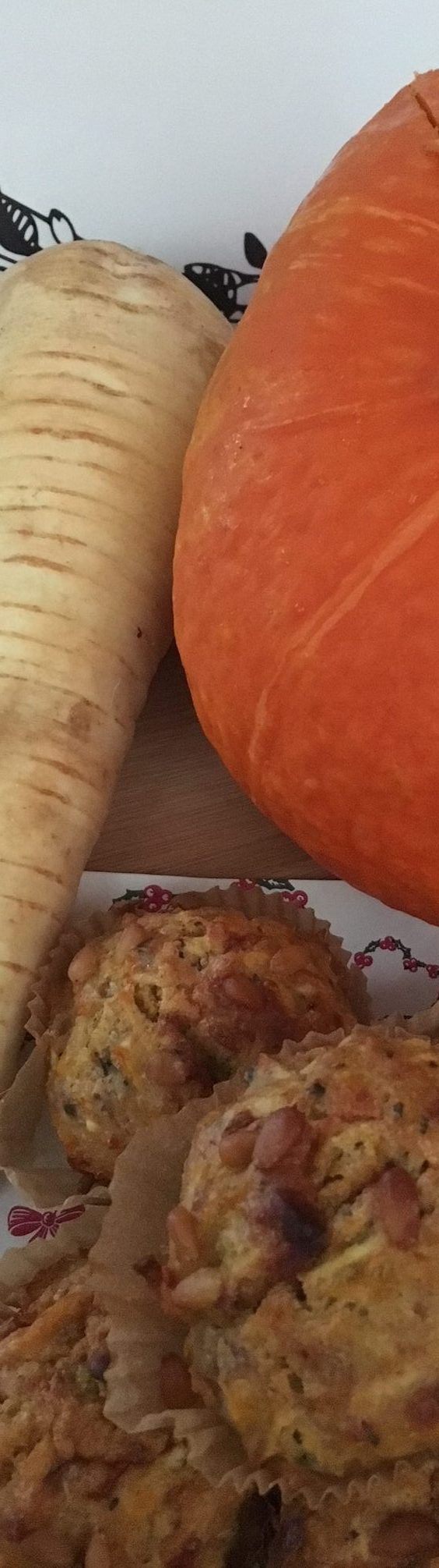 Pompoen pastinaak muffins