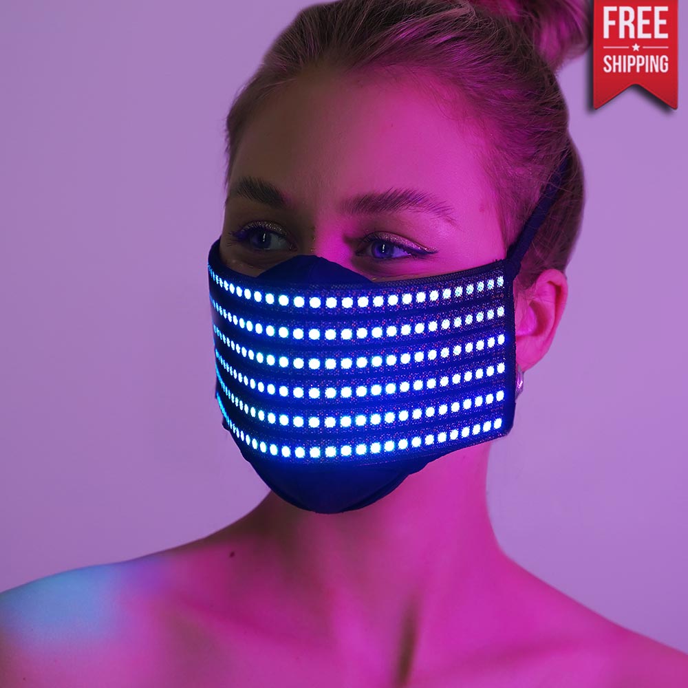 Smart LED Face Mask Horizontal Strips by Light Solutions