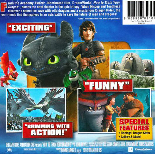 How To Train Your Dragon 2 [ DVD ]