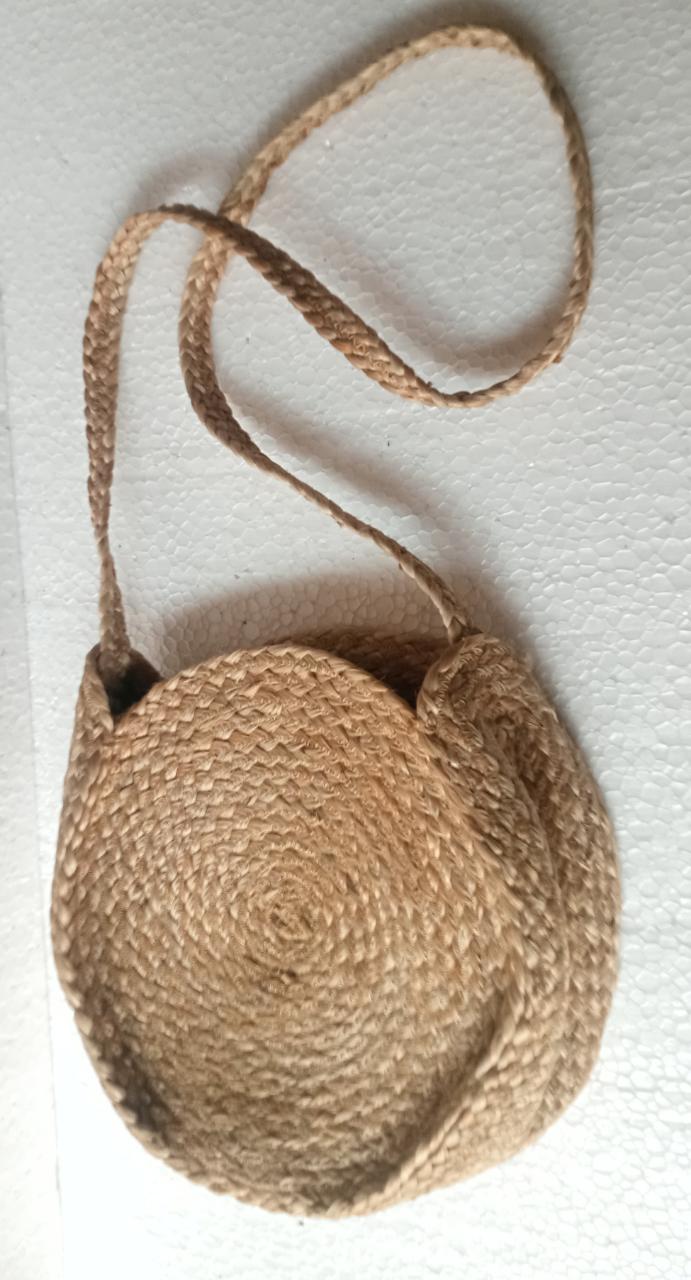 Jute Round Sling Bag, EJP043 ETHICA ONLINE