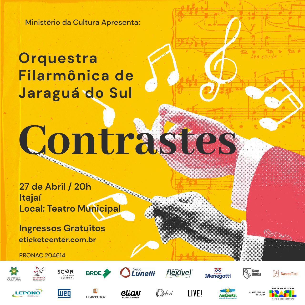 Orquestra Filarmônica de Jaraguá do Sul ITAJAÍ Musical TicketCenter