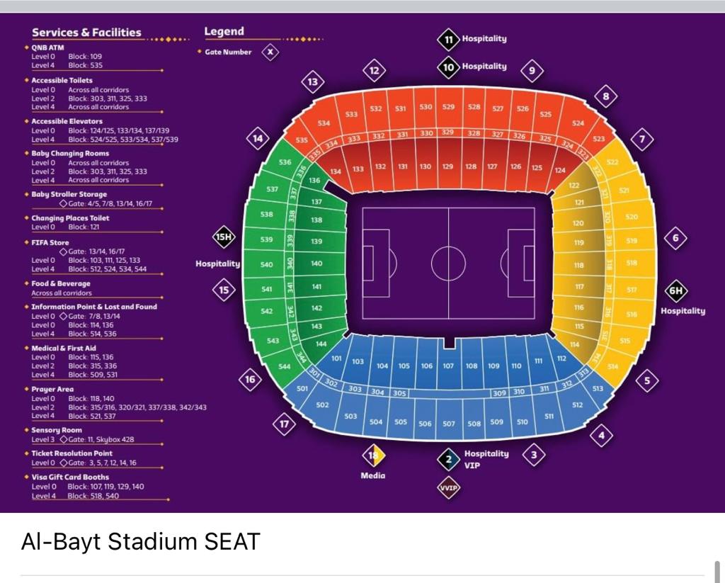 Al Bayt Stadium Tickets And Seating Map Qatar World Cup Images