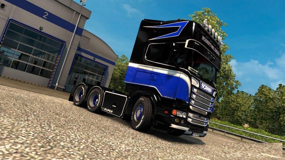 SCANIA RJL ROBERT VD LINDEN TRUCK SKIN ETS2 Mod
