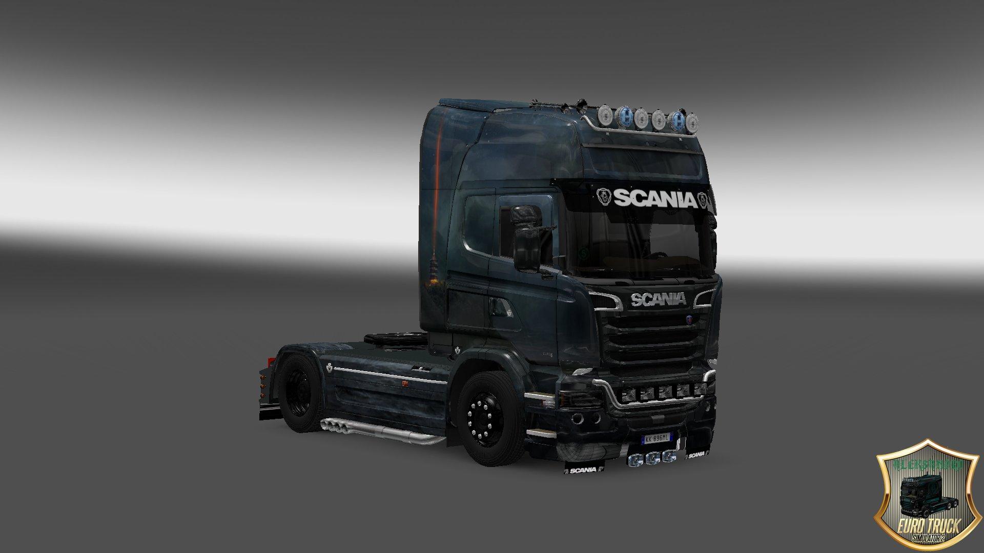 SCANIA STREAMLINE KASTLVANIYA SKIN ETS 2 Euro Truck Simulator 2 Mods