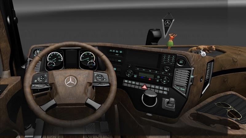 MERCEDES ACTROS 2014 INTERIOR PACK ETS2 Euro Truck Simulator 2 Mods