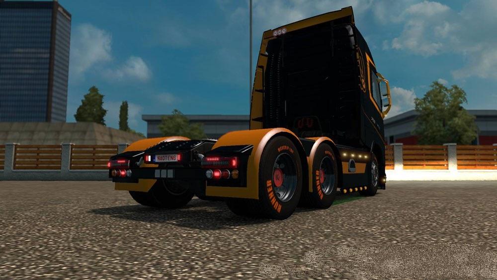 VOLVO OHAHA RACING SKIN 1.23 Mod Euro Truck Simulator 2 Mods American Truck Simulator Mods