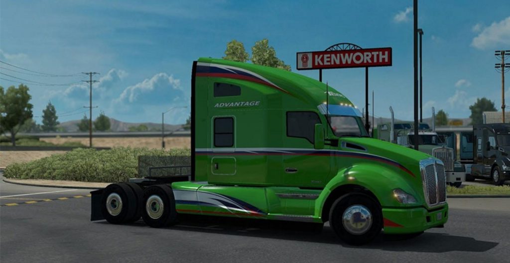 GTM Kenworth T680 Advantage Aerokit V1.4 Mod Euro Truck Simulator 2 Mods
