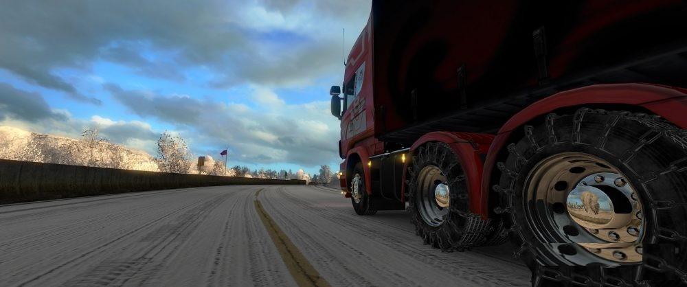 WINTER MOD V1.1 ETS2 Euro Truck Simulator 2 Mods American Truck