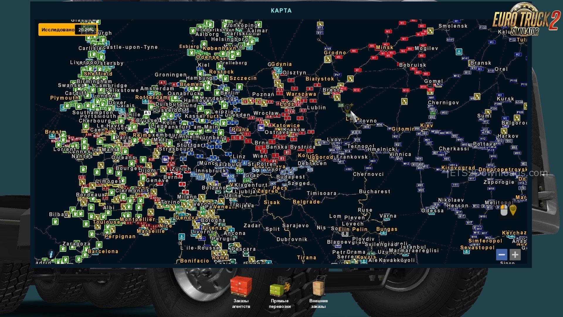 MARIO MAP 1.30 MOD Euro Truck Simulator 2 Mods