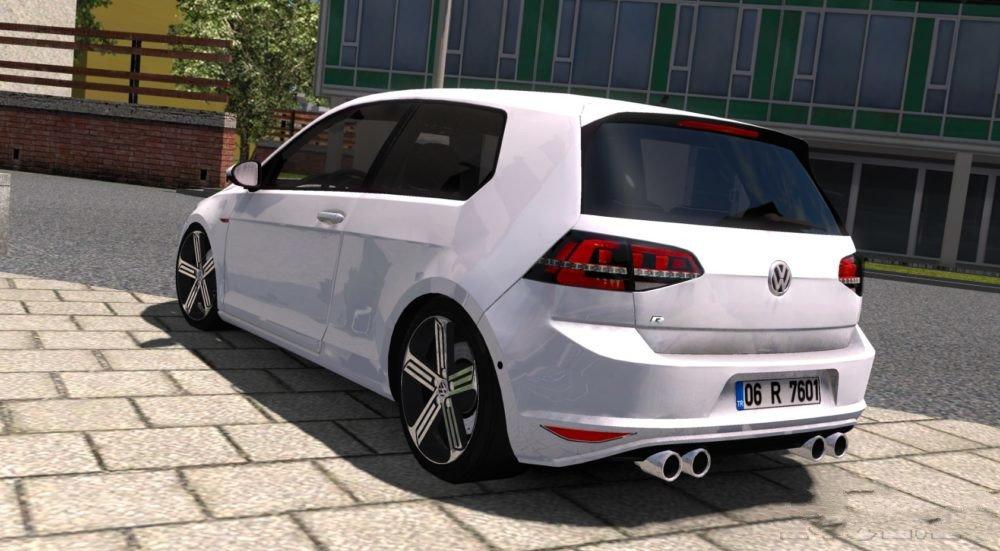 VOLKSWAGEN GOLF 7 R LINE 1.31.X CAR MOD Euro Truck Simulator 2 Mods