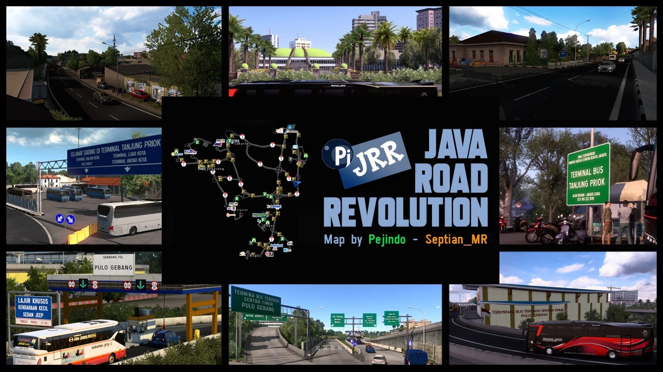 Java Road Revolution v0.3 ETS2 Euro Truck Simulator 2 Mods American