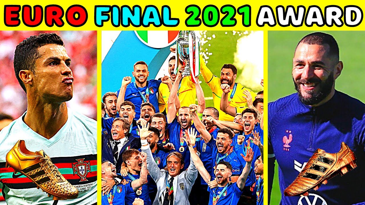 UEFA EURO Final 2021 Award Ceremony UEFA EURO FINAL 2021 Awards,Golden