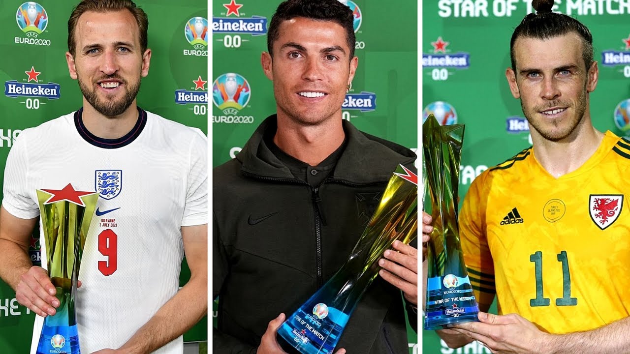 UEFA Euro 2020 (2021) All Star of The Match Awards Winners Ft. Ronaldo
