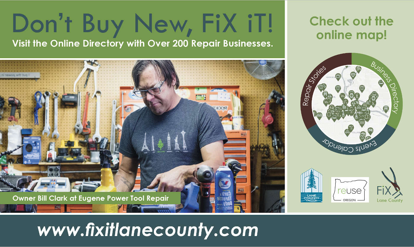 A Proud Member of FiX IT! Eugene Power Tool Repair