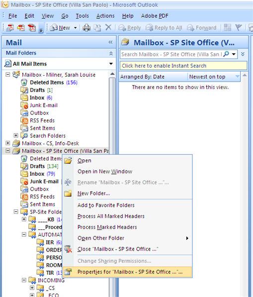 How to Check the Size of Your Mailbox • European University Institute