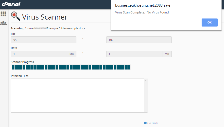 cPanel Scan Your Email and site for Viruses eukhost