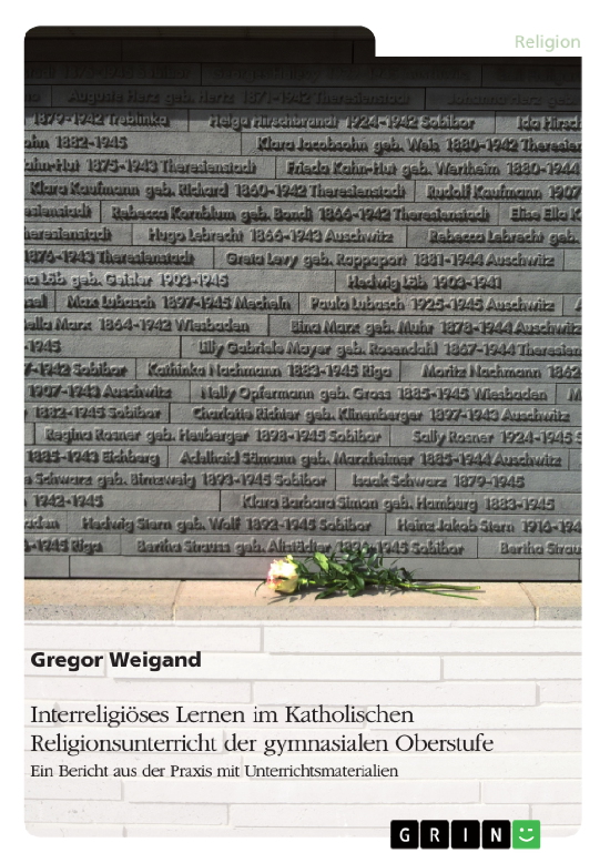 Gregor Weigand Interreligioses Lernen Im Katholischen Religionsunterricht Der Gymnasialen Oberstufe