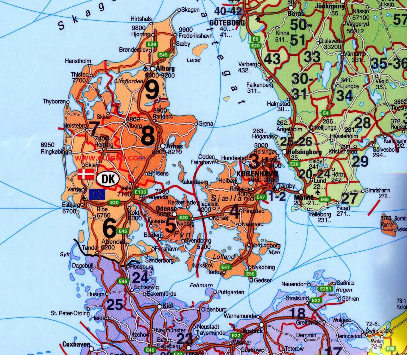 Iată că se poate da penalti la simulare şi cu var. Harta Danemarca Rutiera