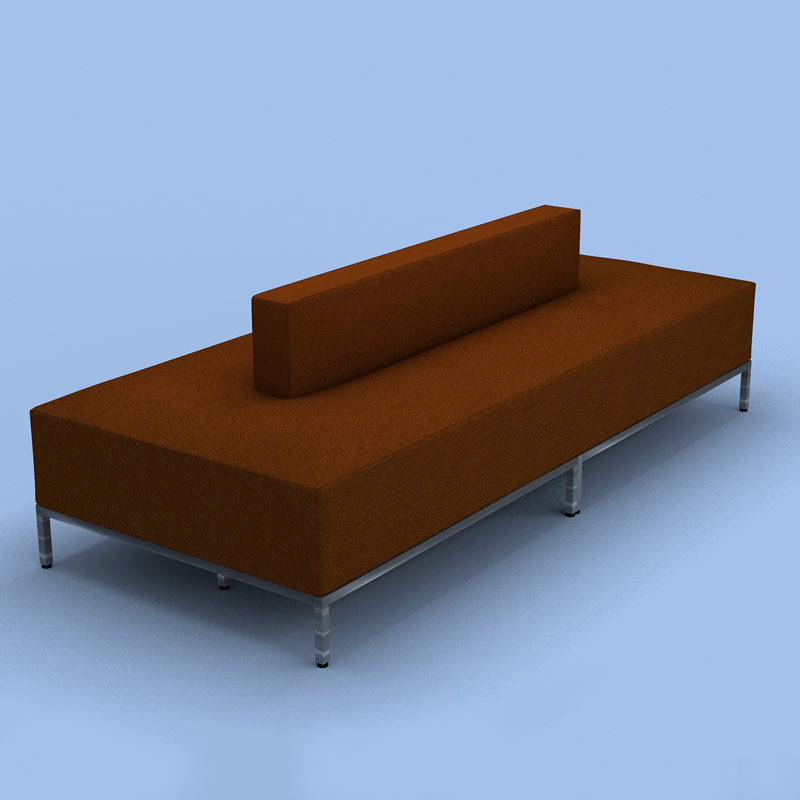 Benchmark Double Retail Bench Salon Furniture Eurisko Design