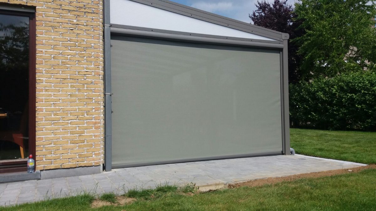 Terrasoverkapping met screens te Boutersem EuroFSConstruct bvba