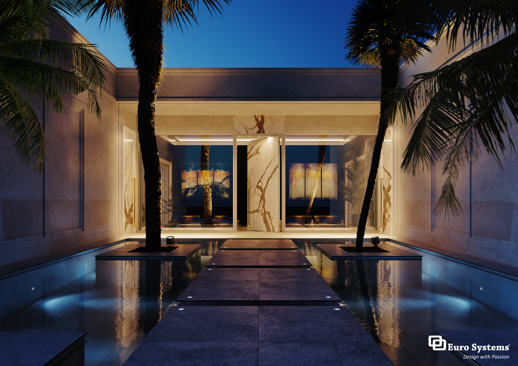 Pivot entrance doors in Dubai, Doha Euro Systems, UAE, Qatar, Saudi