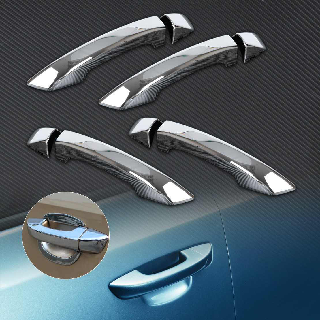 New Chrome Door Handle Cover trim Fit for VW GOLF MK7 PASSAT B7 2013