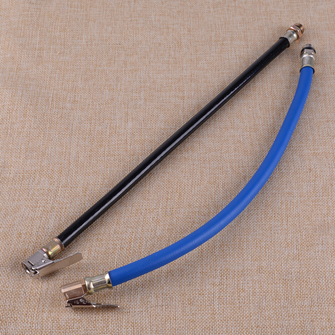 Flexible Hose Chuck with Male Threaded & Selflocking Clip on Tyre Air Inflator eBay