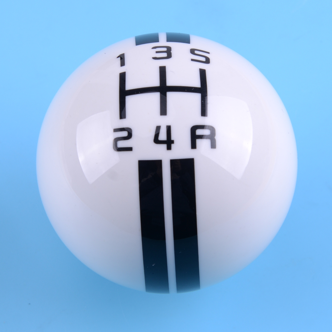 Au White 5 Speed Manual Gear Shift Knob Shifter Lever fit for Ford
