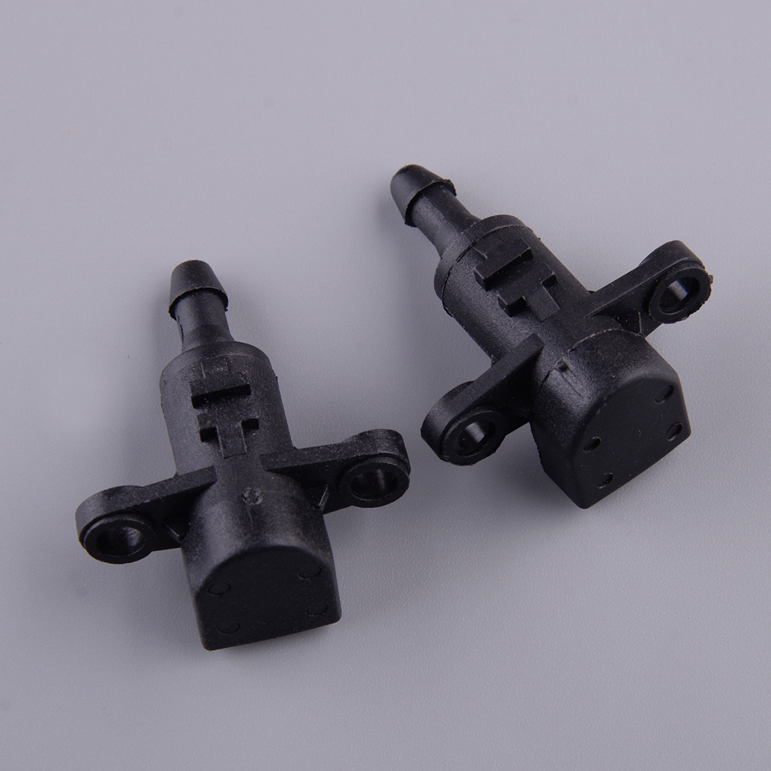 2x Front Windscreen Windshield Washer Wiper Nozzle Spray Jet Fit for