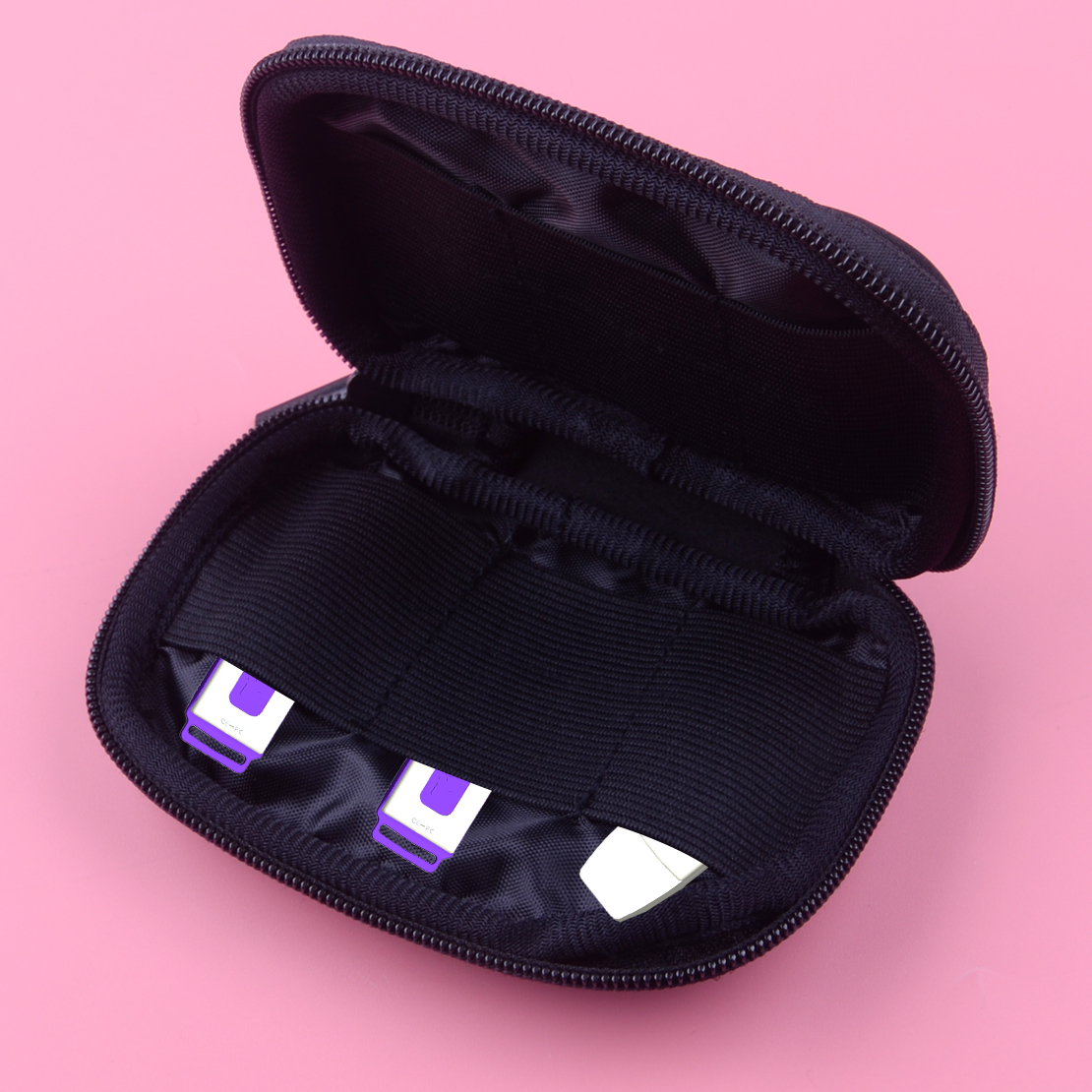 6 USB Flash Drive Carrying Case with 6 Thumb Pocket Storage Bag Organizer eBay