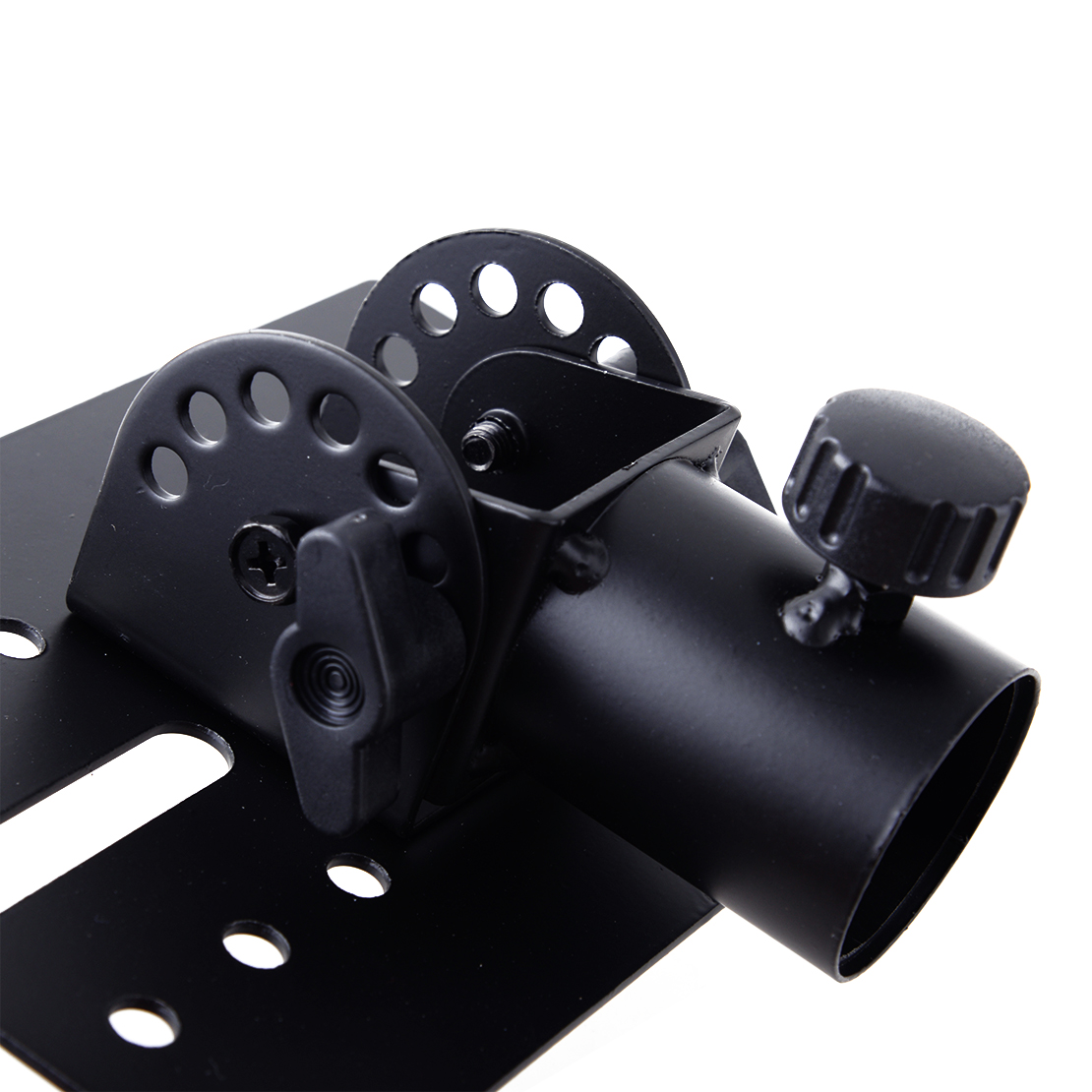 Black 35mm Metal Mounting Tripod Pole DJ/PA Speaker Bracket Adapter Top