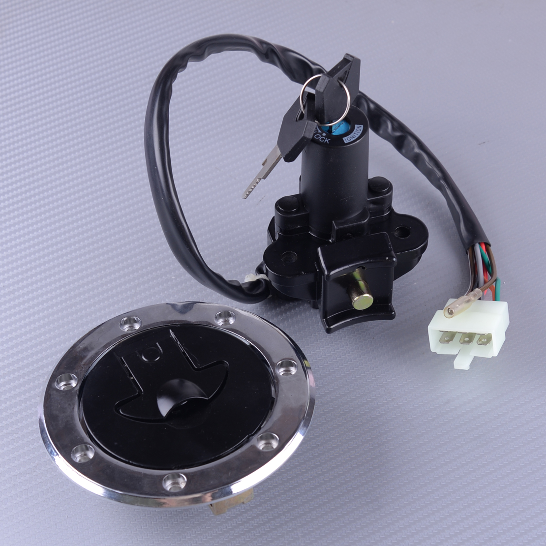 Ignition Key Switch Lock Set Fit For Kawasaki Ninja ZX9R 19942003 ZX7R All Year eBay