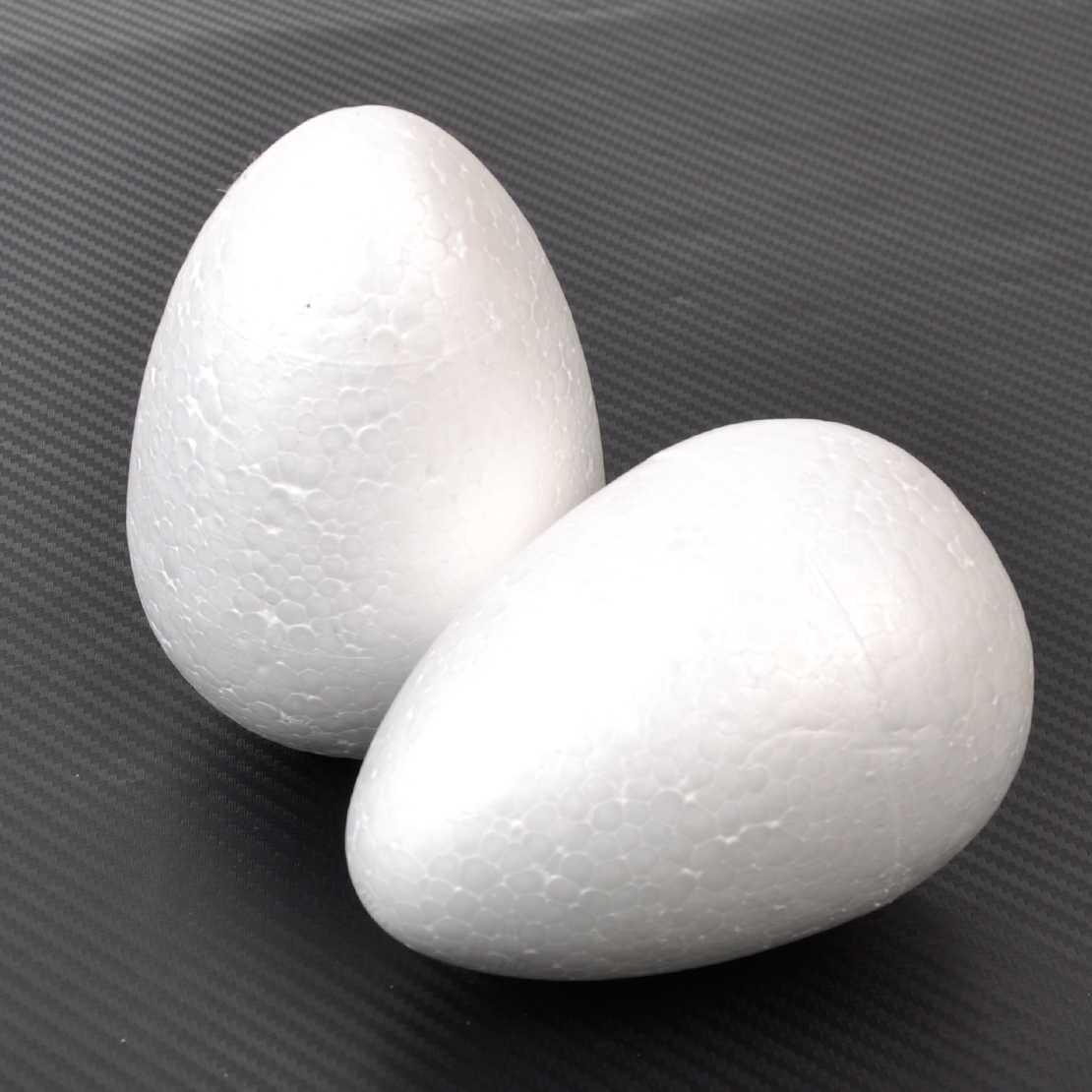 6pcs 12cm Styrofoam Eggs Polystyrene Ball for Easter Christmas Decor