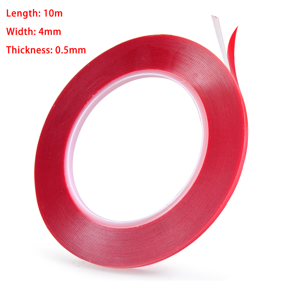 10M Doublesided Acrylic Gel Tape Foam Adhesive Film Clear Durable