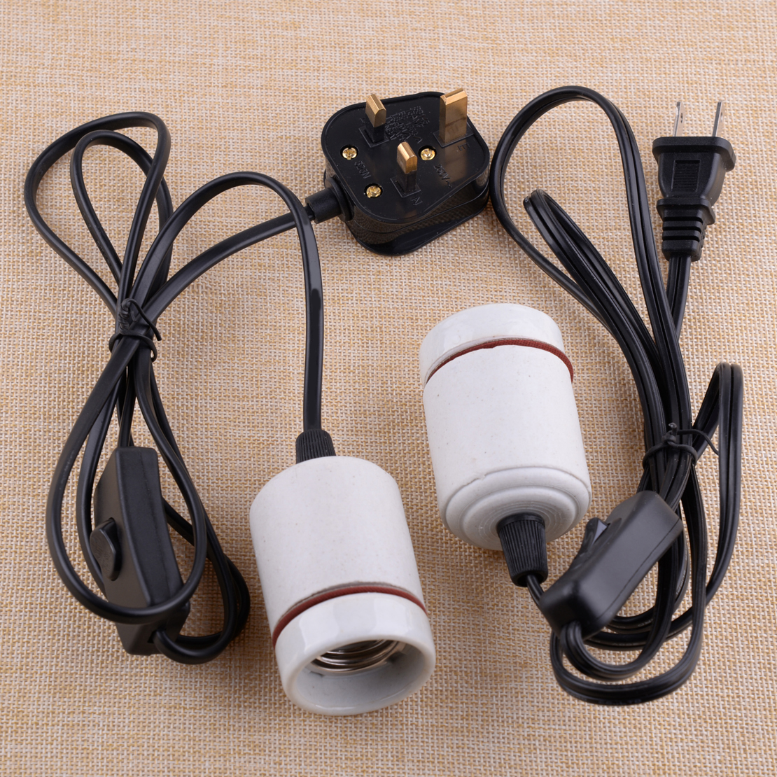 E27 Reptile Vivarium Ceramic Heating Lighting Bulb Lamp Heater Holder