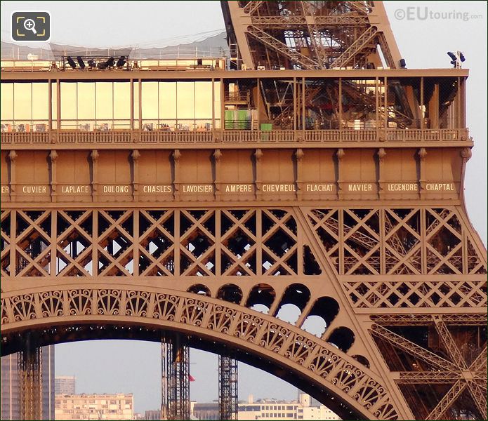 Photo Of Names Inscribed On The Eiffel Tower In Paris Page 42