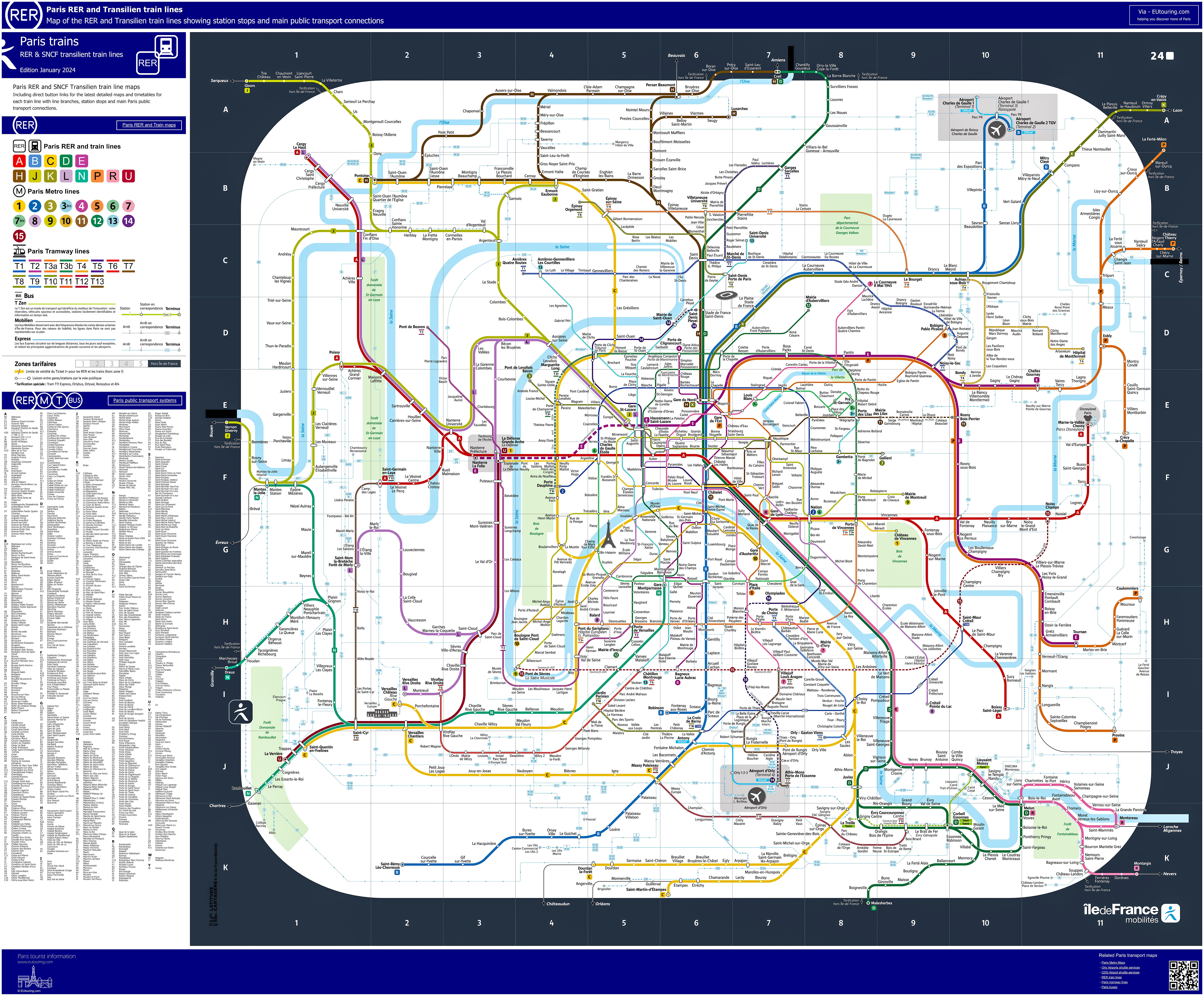Pain Points Liés À La Carte Transilien Sncf 25 France By Train Map Maps Online For You