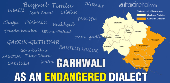 Endangered Garhwali dialect, Garhwali dialect of Uttarakhand, Garhwali Lang