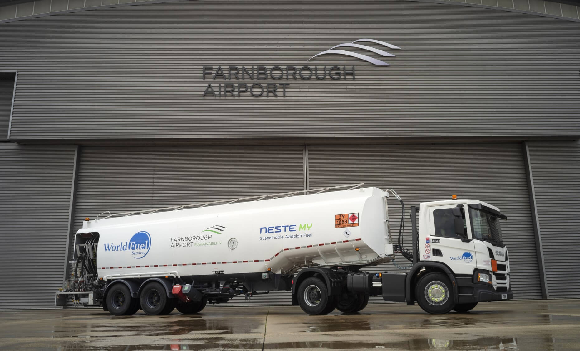 World Fuel Services provides Farnborough with Sustainable Aviation Fuel