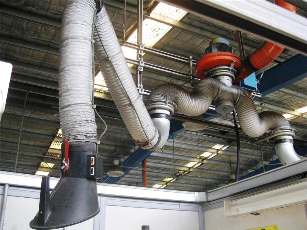 Twin Extraction Roof Mounted Unit, Nederman, Model 520135, Buyer to