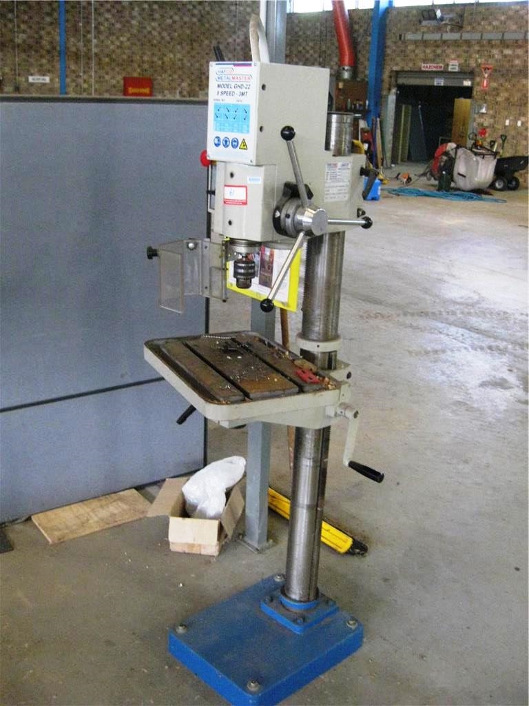 Hafco Metalmaster Drill Press, Model Ghd22, 8 Speed 3MT, Year of